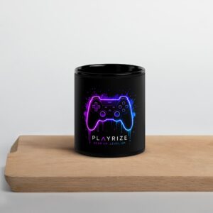PlayRize Neon Controller Gamer Mug – Stunning Best Gift