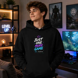 Just One More Game Gamer Hoodie | Must-Have Best
