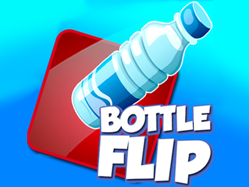 Bottle flip game logo design