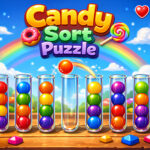 Candy Merge Sort – Relaxing Candy Sorting Puzzle Game