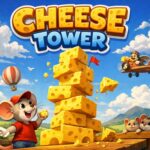 Cheese Tower – Stack Cheese Blocks and Build the Highest Tower