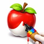 Easy Apple Coloring Book: Best Fun & Stunning Designs