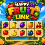 Happy Fruit Link: Stunning Best Fruit Puzzle Game