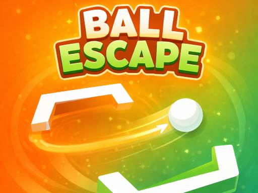 Colorful game logo with ball