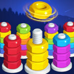 Nuts Color Sorting Game