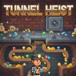 Tunnel Through a Dark Vault Floor: Stunning Escape Game