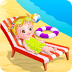Baby Hazel at Beach: Stunning Fun for Kids