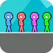 Party Stickman 4 Player: Stunning Best Team Challenge