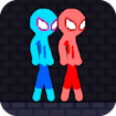 Red and Blue Stickman Rope: Stunning Best Adventure