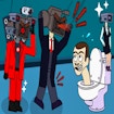 Skibidi Toilet and Titans: Stunning Best Puzzle Game