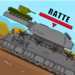 Tanks 2D Battle with Ratte: Stunning Best Tank Combat